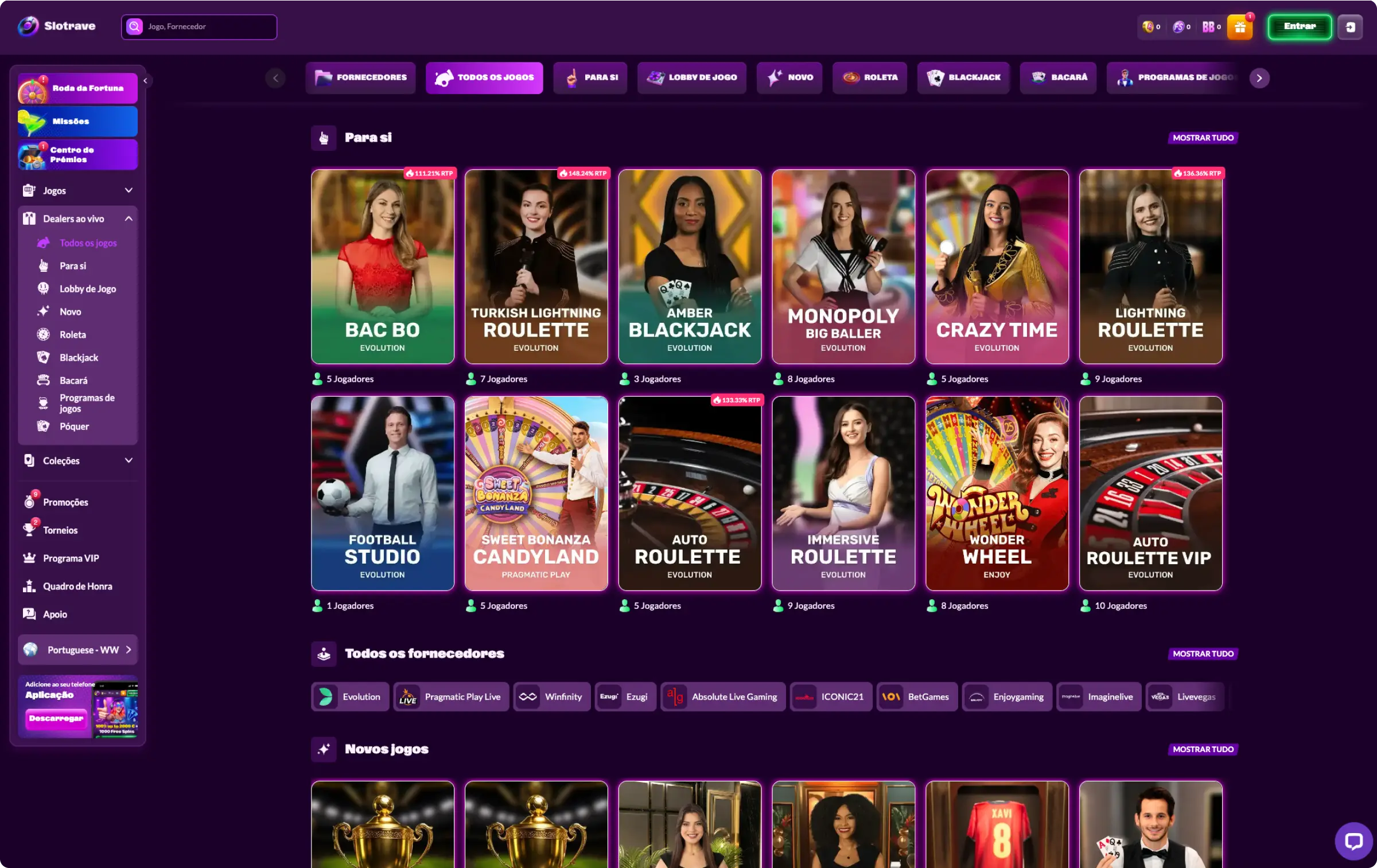 Slotrave Croupiers ao Vivo Slotrave Croupiers ao Vivo
